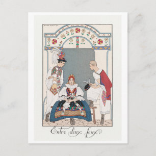 George Barbier, Art Deco Postcard
