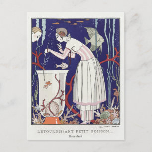 George Barbier, Art Deco Postcard