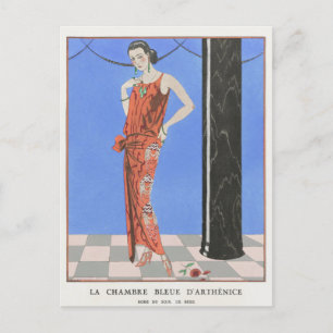 George Barbier, Art Deco Postcard