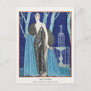 George Barbier, Art Deco Postcard