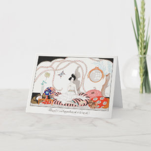 George Barbier, Art Deco Thank You Card