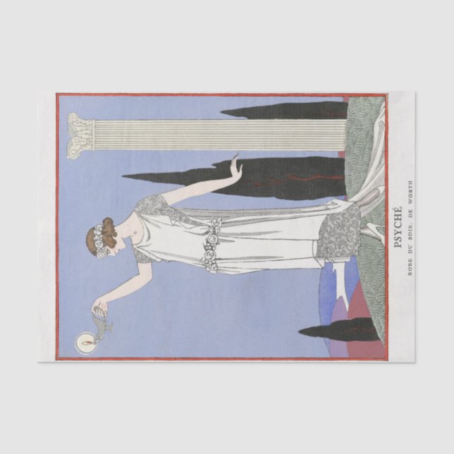 George Barbier, Art Deco Tissue Paper (Front)