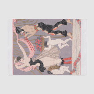 George Barbier, Art Deco Tissue Paper