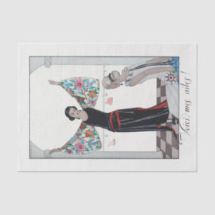 George Barbier, Art Deco Tissue Paper