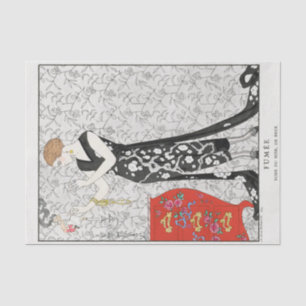 George Barbier, Art Deco Tissue Paper