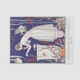 George Barbier, Art Deco Tissue Paper