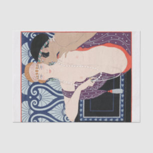 George Barbier, Art Deco Tissue Paper