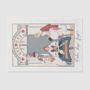 George Barbier, Art Deco Tissue Paper