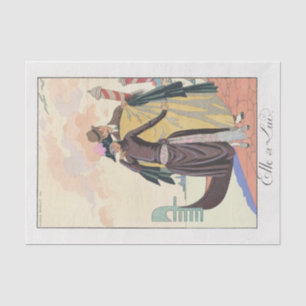 George Barbier, Art Deco Tissue Paper