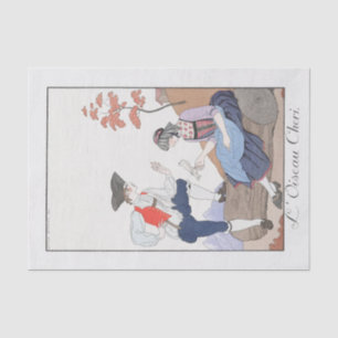 George Barbier, Art Deco Tissue Paper