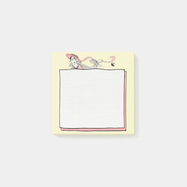 George Barbier Fashionable Woman Post-it Notes (Front)