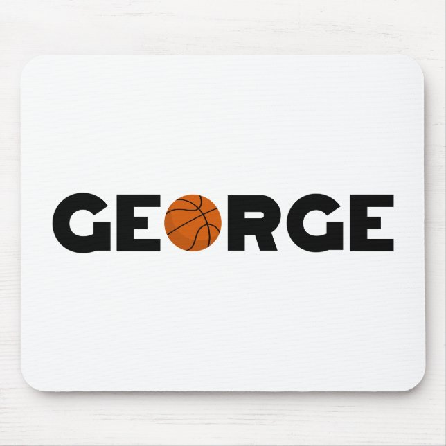 George Basketball Mouse Mat (Front)