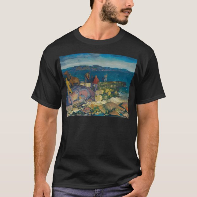 George Bellows Dock Builders T-Shirt (Front)