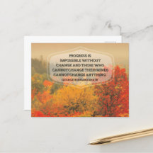 George Bernard Shaw Inspirational Quote "Change"