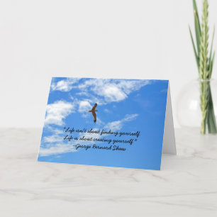 George Bernard Shaw MFA Congratulations Card