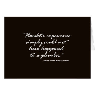 George Bernard Shaw on Hamlet