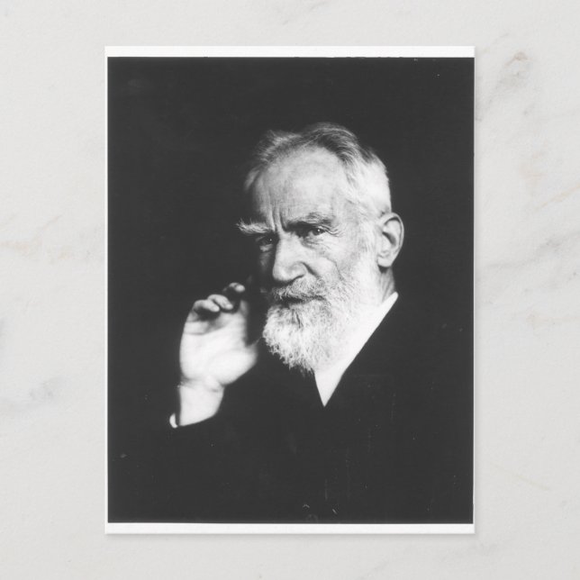 George Bernard Shaw Postcard (Front)