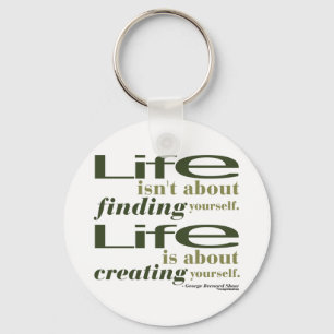 George Bernard Shaw Quote Key Ring