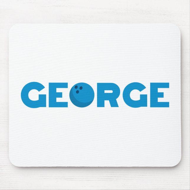 George bowling mouse mat (Front)