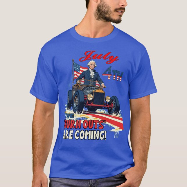 George Burn Out Shirt (Front)