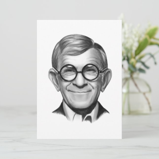 George Burns Holiday Card (Standing Front)