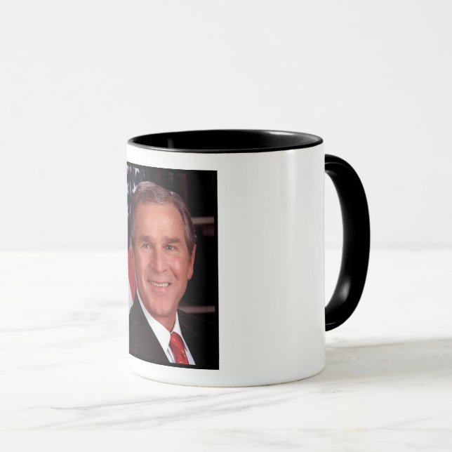 George Bush 43rd US American President Photo Mug (Front Right)