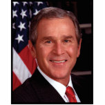 George Bush 43rd US American President Photo Standing Photo Sculpture<br><div class="desc">Portrait photo of President George Walker Bush. George W. Bush, America’s 43rd President (2001-2009), was transformed into a wartime President in the aftermath of the airborne terrorist attacks on September 11, 2001, facing the “greatest challenge of any President since Abraham Lincoln.” --- The airborne terrorist attacks on the World Trade...</div>