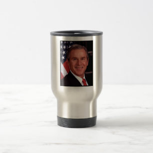 George Bush 43rd US American President Photo Travel Mug