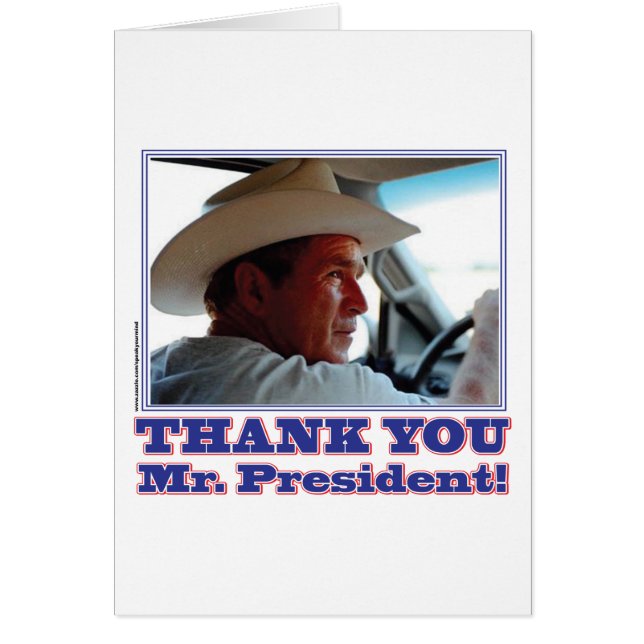 George Bush/Thank you! (Front)