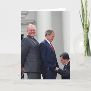 George Bush Thank you greeting card