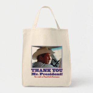 George Bush/Thank you! Tote Bag