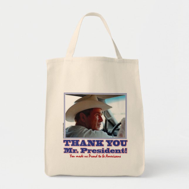 George Bush/Thank you! Tote Bag (Front)
