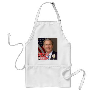 George Bush Valentine's Day Standard Apron