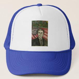 george bush wanted blue/white hat