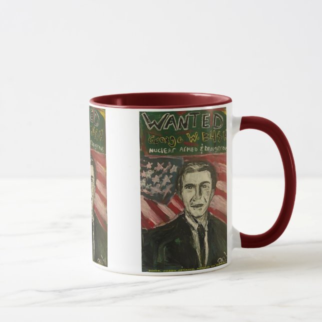 george bush wanted mug (Right)
