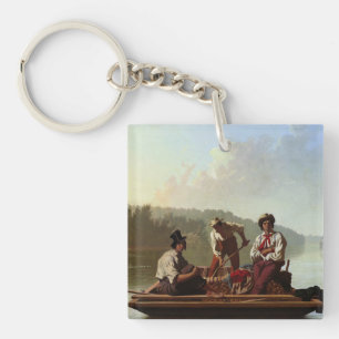 George Caleb Bingham Boatmen on the Missouri   Key Ring