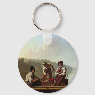 George Caleb Bingham Boatmen on the Missouri Key Ring