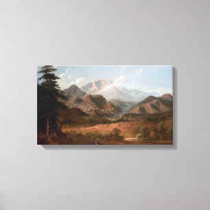 George Caleb Bingham View of Pikes Peak  Canvas Print