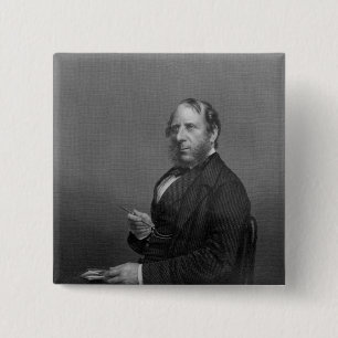 George Cruikshank Esq 15 Cm Square Badge