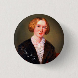 George Eliot 3 Cm Round Badge