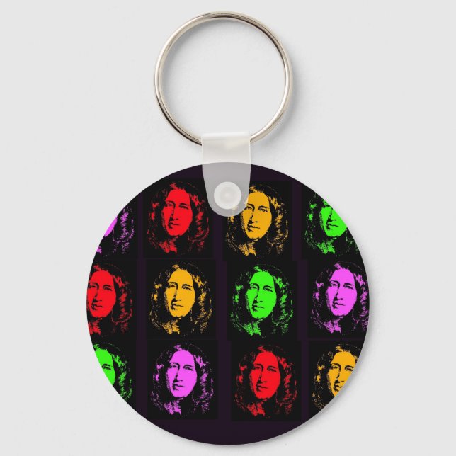 George Eliot Collage Key Ring (Front)