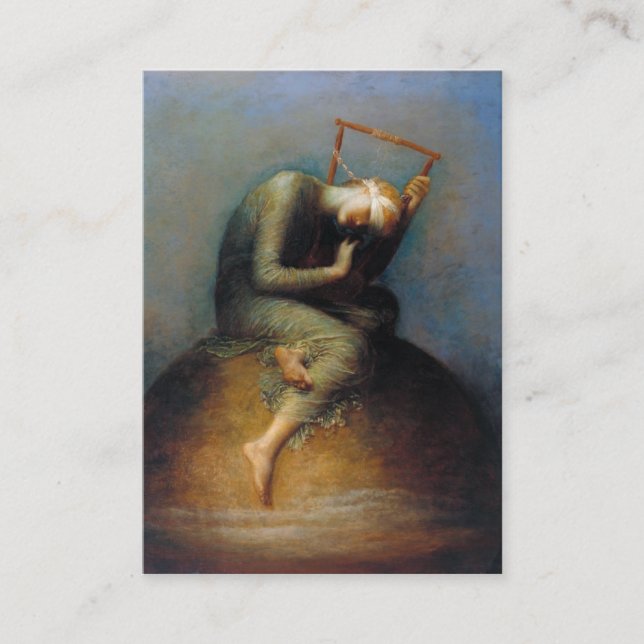 George Frederic Watts: Hope Business Card (Front)