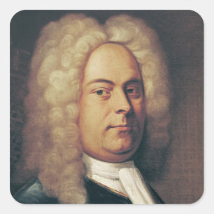George Frederick Handel Square Sticker