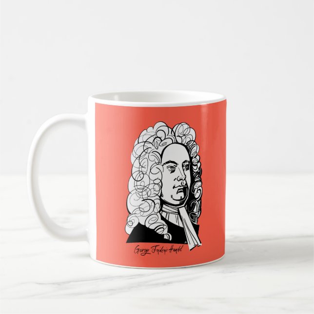 George Frideric Handel Coffee Mug (Left)