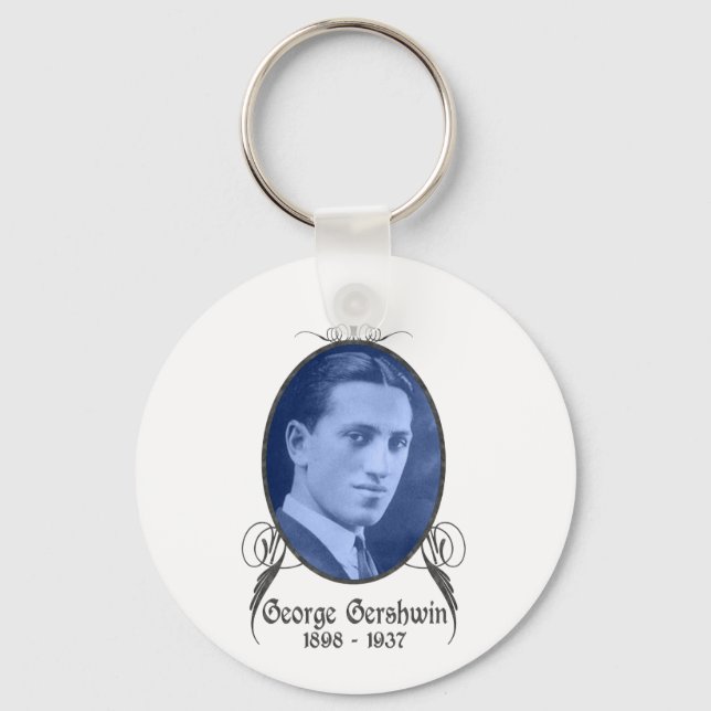 George Gershwin Key Ring (Front)