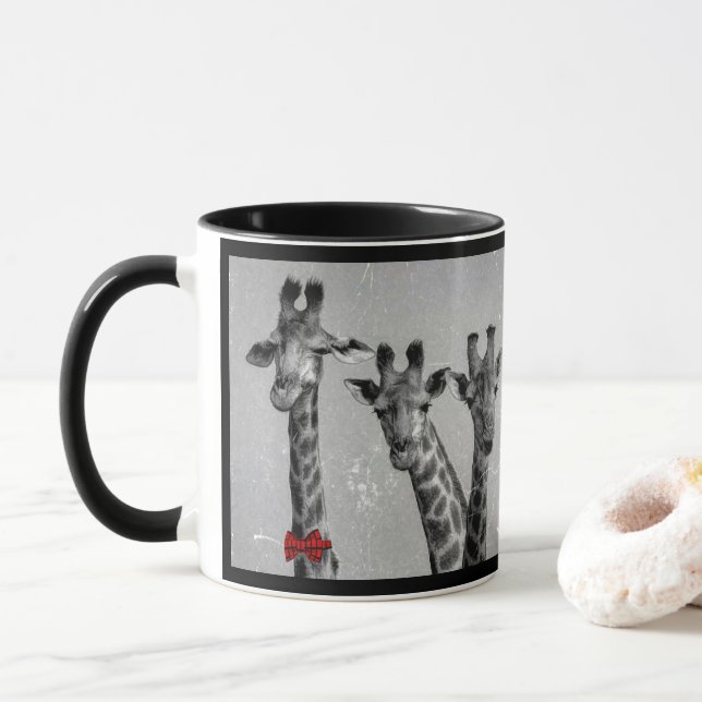 George Giraffe & Family Mug (With Donut)