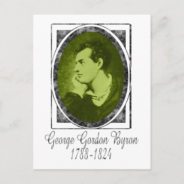 George Gordon Byron Postcard (Front)