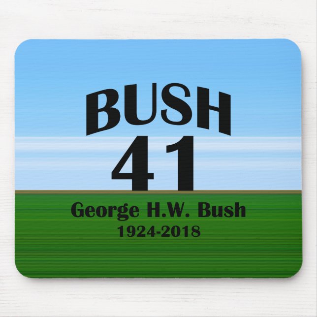 George H.W. Bush 1924-2018 Mouse Mat (Front)