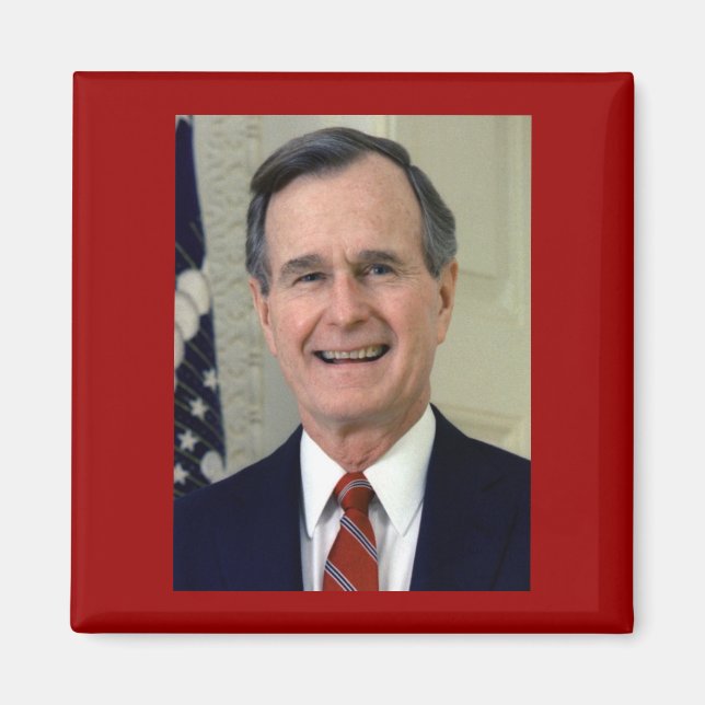 George H. W. Bush 41 Magnet (Front)