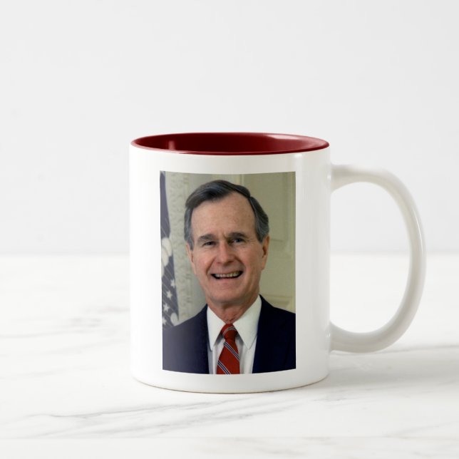 George H. W. Bush 41 Two-Tone Coffee Mug (Right)